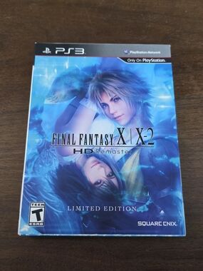 PS3 Final Fantasy X | X-2 HD Remaster Limited Edition Game CIB